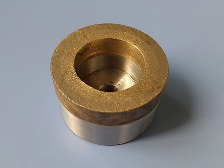 CBN grinding wheel with a ceramic binder